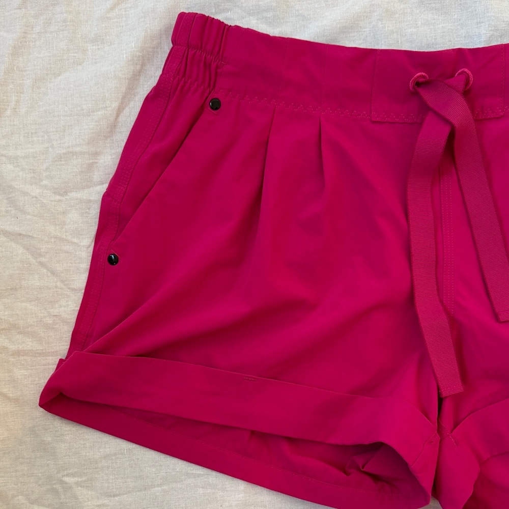lululemon athletica High-Waist Hot Pink Athletic Shorts - Picture 2 of 4